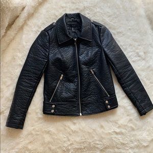 Faux Leather Biker Jacket
